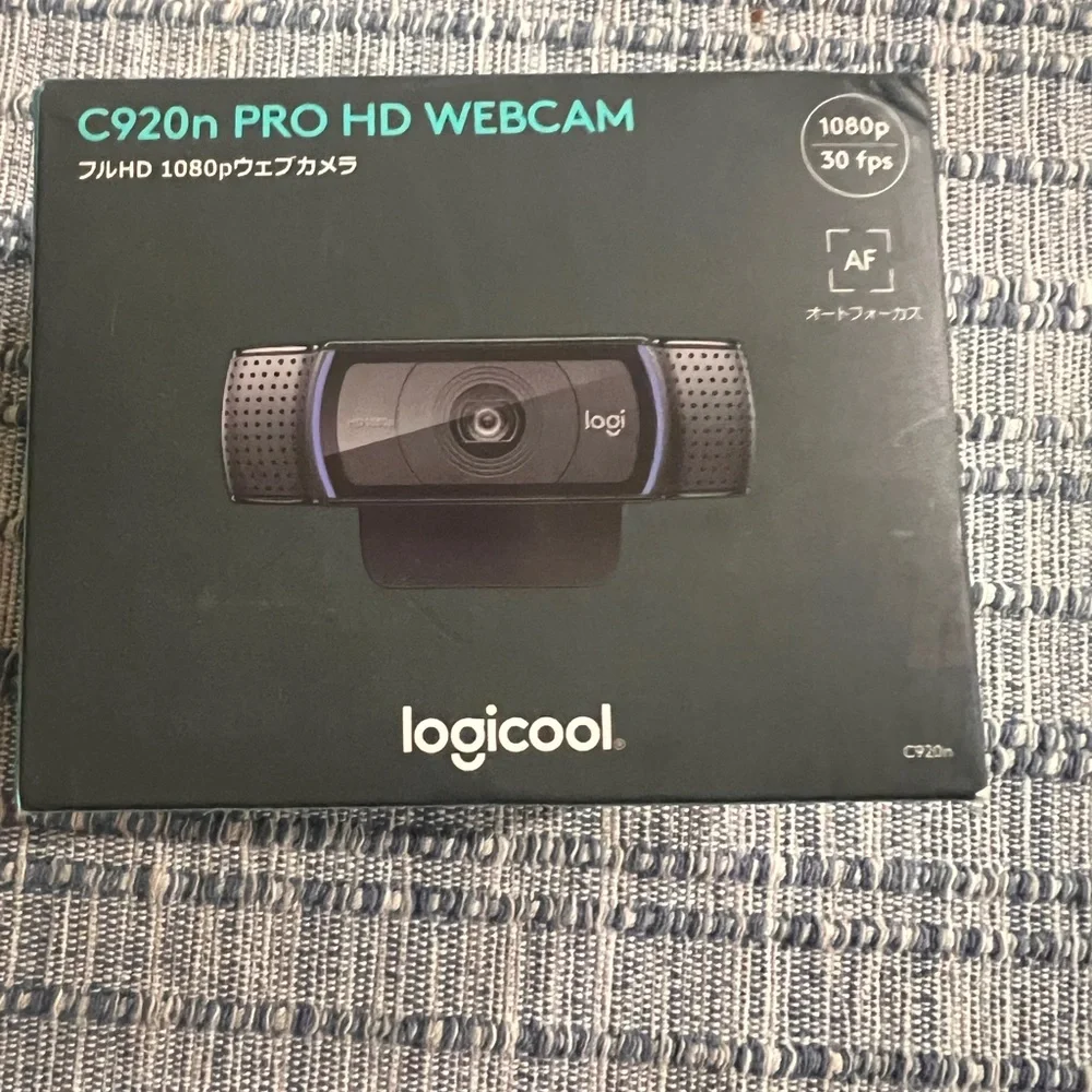 C920n Logicool Webcam Full HD 1080P Webcam Streaming Autofocus Stereo Microphone